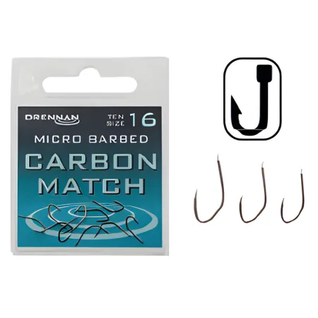Carbone Match Haczyki Drennan 10szt. Nr14