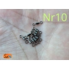 Krętliki 10szt  nr 7, nr 10