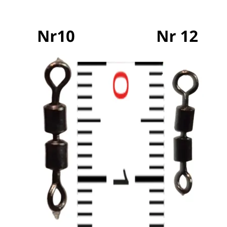 Krętliki podwójne 10szt nr 10, nr 12