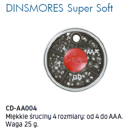 ŚRUCINY DINSMORES 4 ROZMIARY