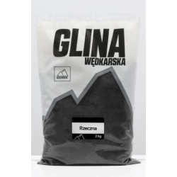 Glina wędkarska RZECZNA CZARNA 2 kg Glina wędkarska RZECZNA CZARNA 2 kg
