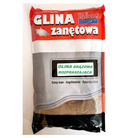 Glina wędkarska rozpraszająca brązowa 2kg