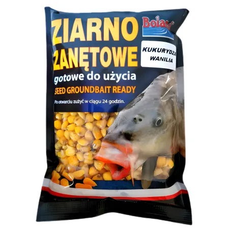 Ziarna Zanętowe Gotowe Kukurydza Wanilia