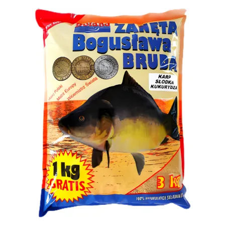 Zanęta Popularna Karp Słodka Kukurydza 1kg