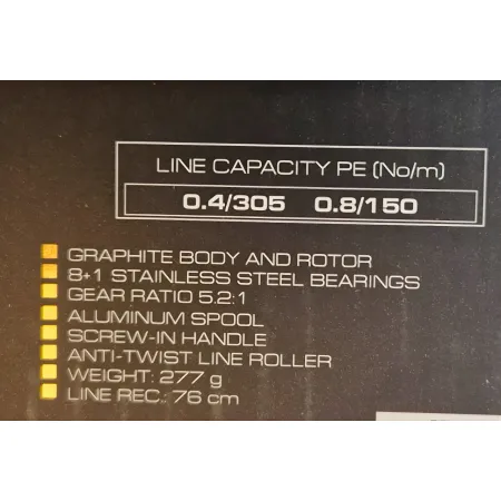 KOŁOWROTEK Reel Flagman '23 BlackFire 2500s 8+1BB 5.2:1